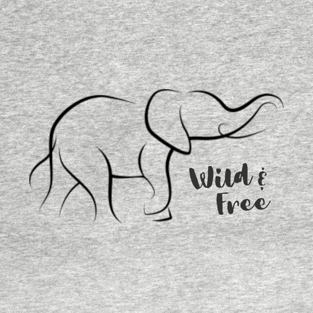 Wild and Free Elephant by SavvyDiva